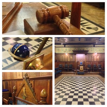Montage of scenes at  Staines Masonic Hall